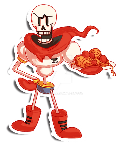 Papyrus Sticker by Kanbhik on DeviantArt