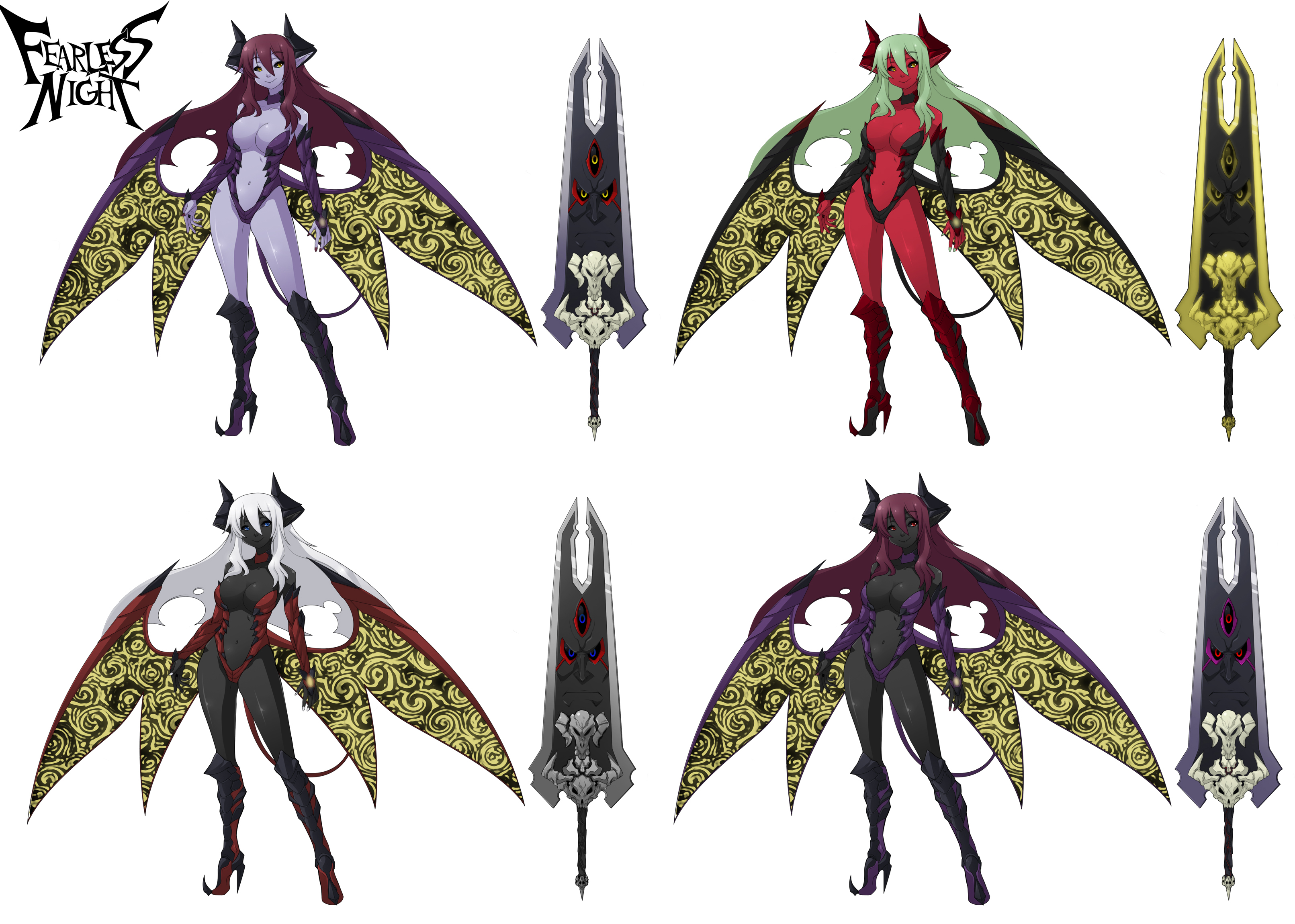 Hell Princess Color concepts