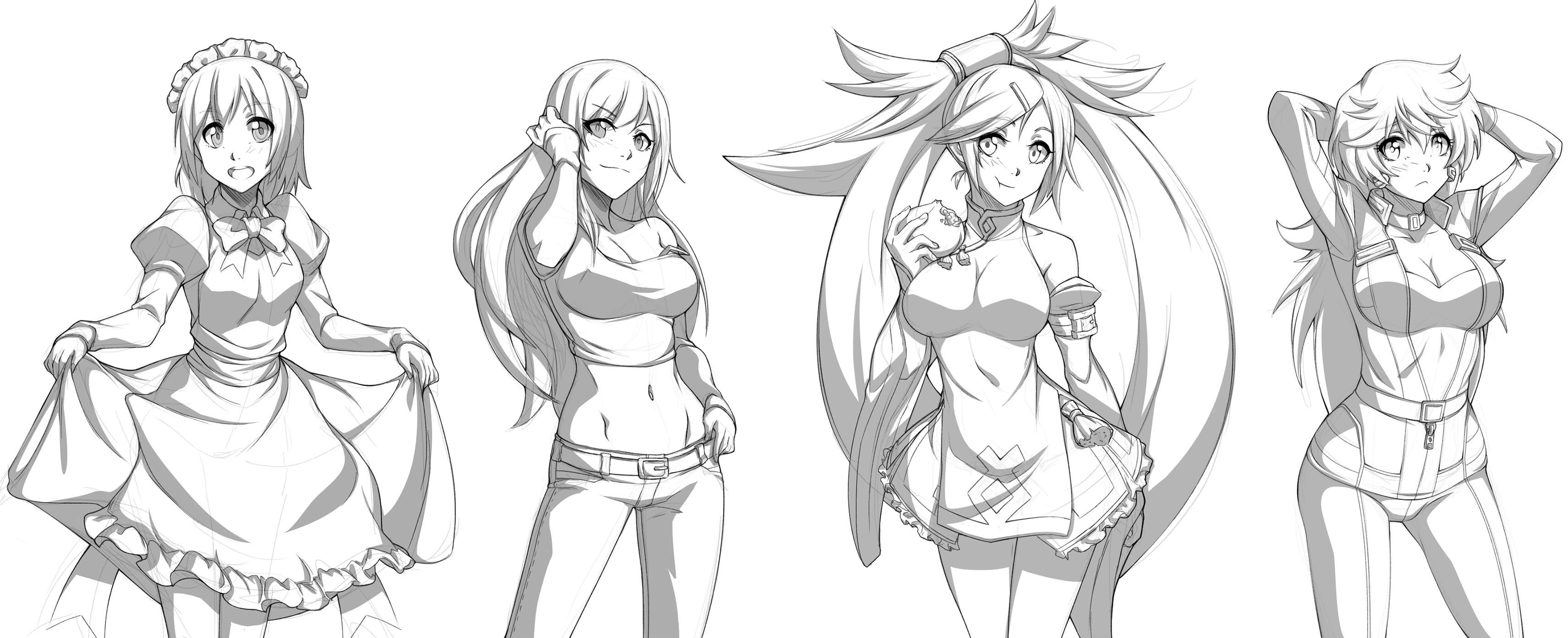 Patreon Reward Sketches! Feb2k16