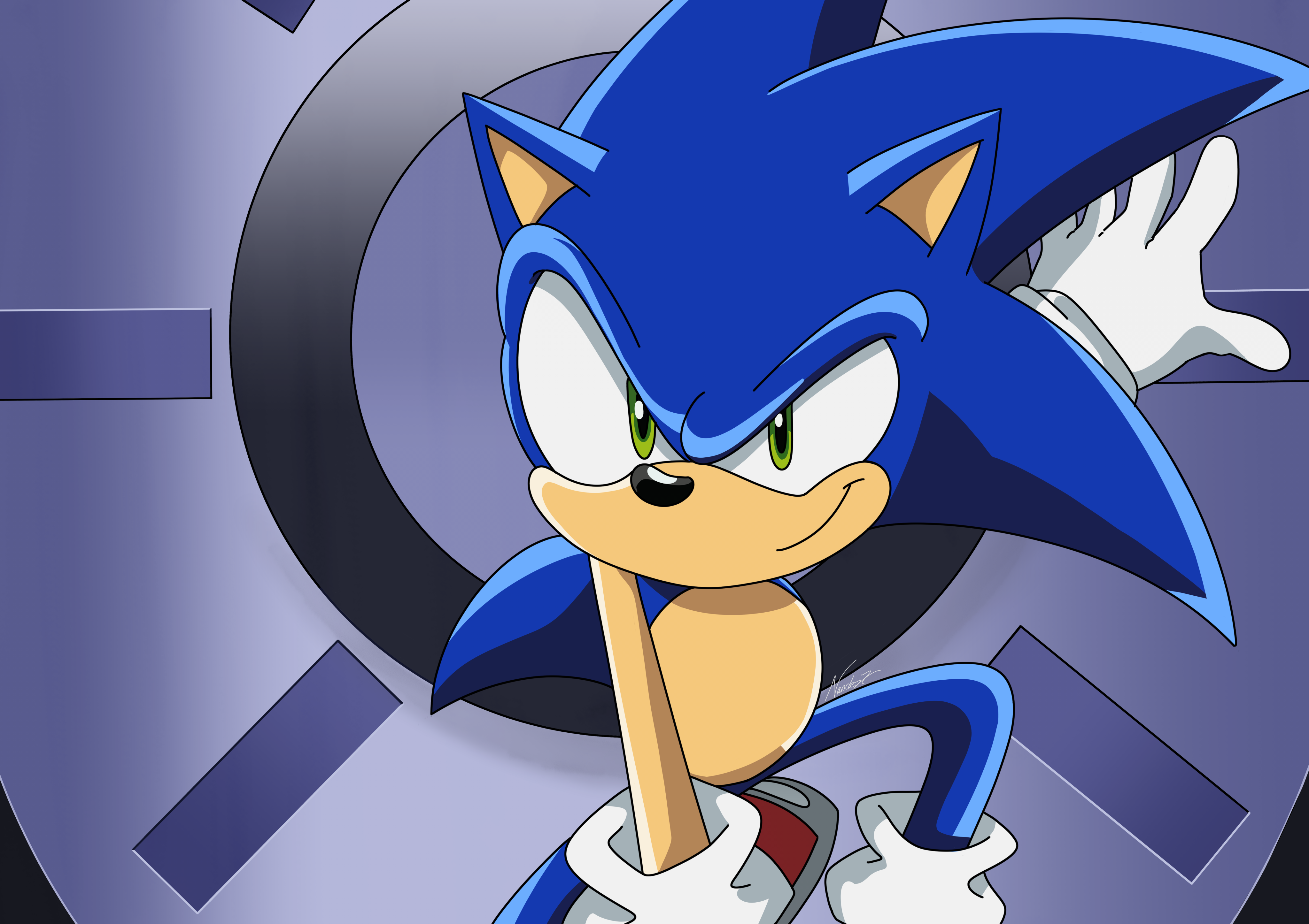 Sonic X Screenshot Redraw - Double Trouble by RaymanxBelle -- Fur