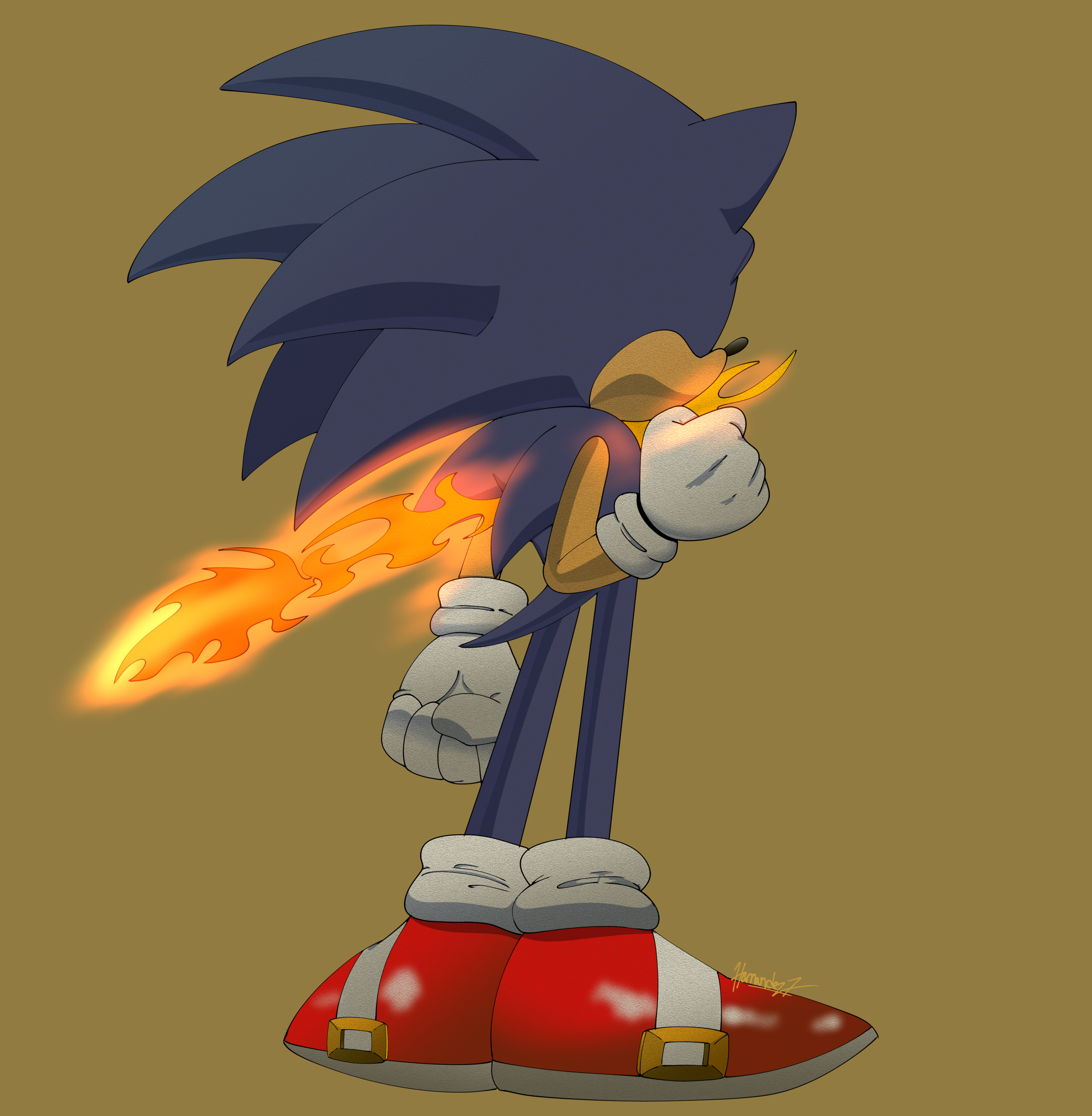 Gift: Darkspine Sonic by MidnightFire1222 on DeviantArt