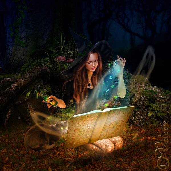 Night-of-spells by ArtbyValerie