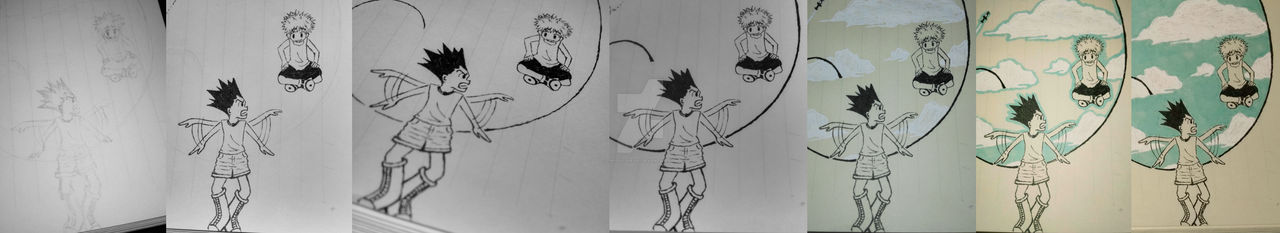 Gon and Killua - Fan Art [WIP]