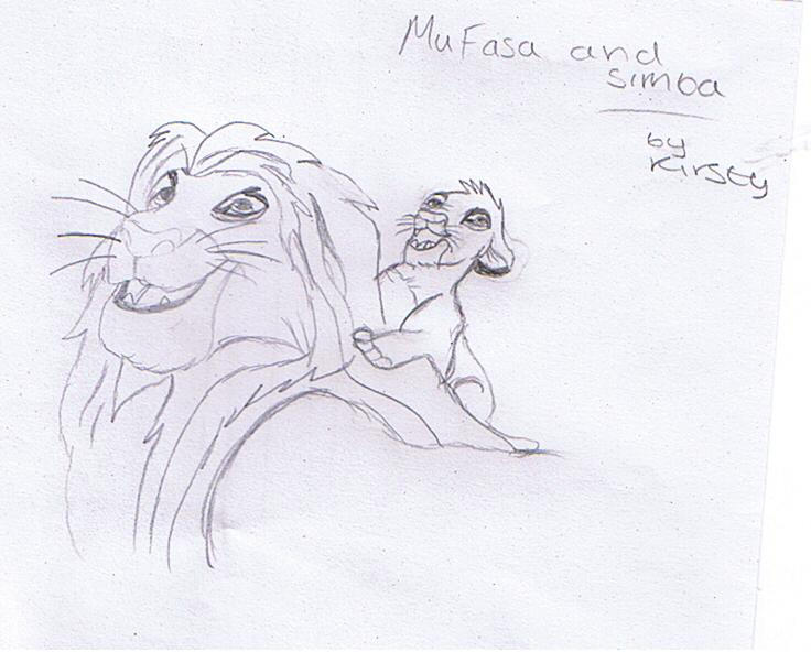Musafa Simba Drawable mufasa and simba by krazy851 on DeviantArt