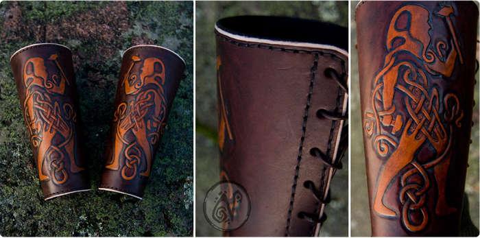 Celtic Blacksmith's Bracers