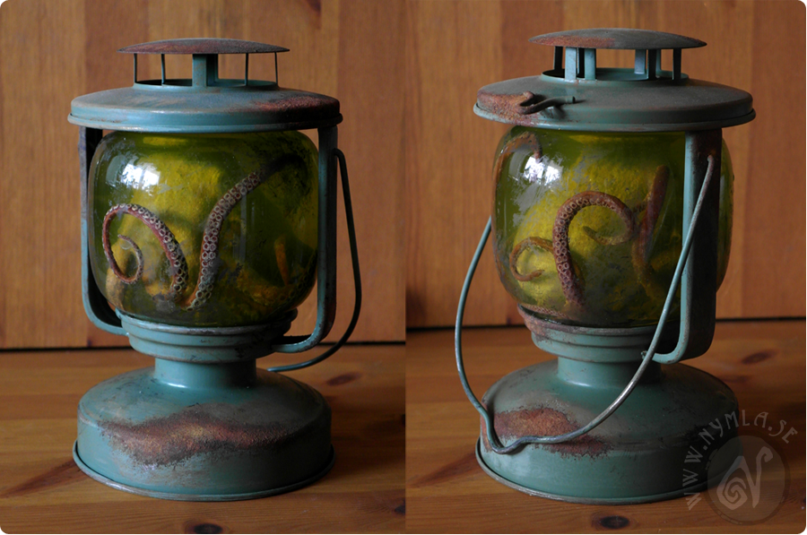 Steampunk Octopus Lantern