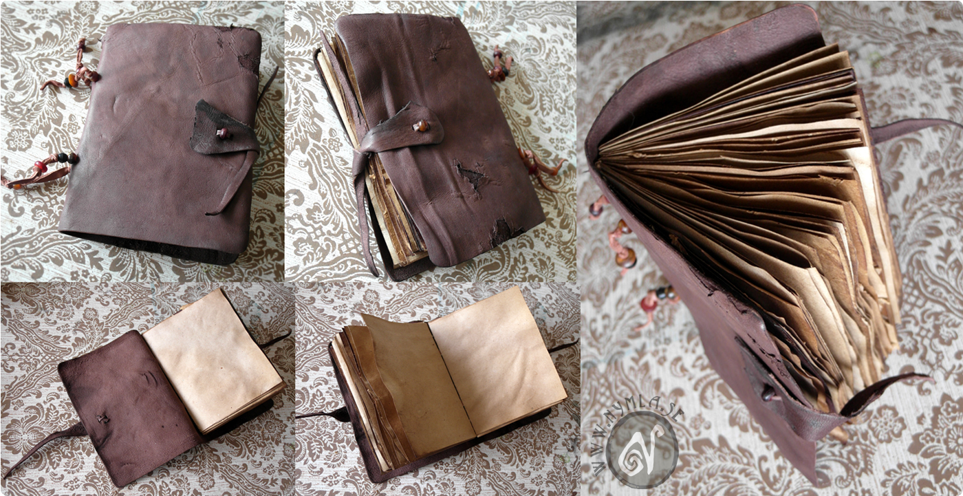 Grungy Leather Notebook