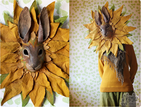 Sunflower Rabbit Mask