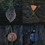 Pitfired Ceramic Pendants