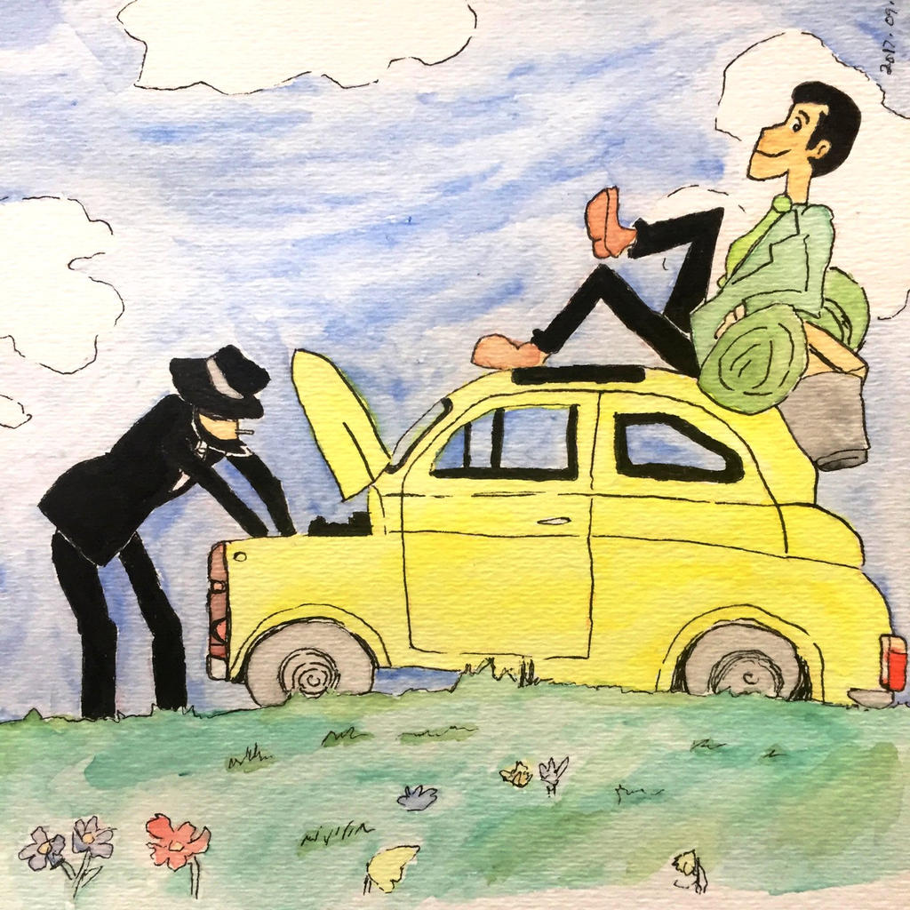 Lupin Iii: The Castle Of Cagliostro Watercolor By Brettchalupa On Deviantart