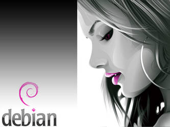 Debian Girl - Pink