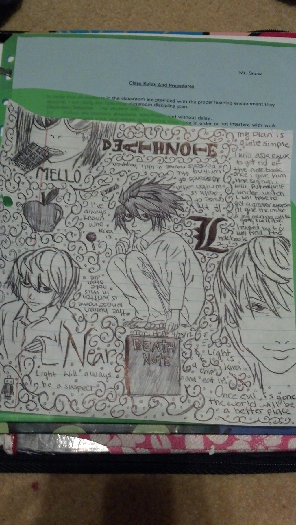 Deviantart Note Do death note doodle by wishingonabrokenstar on DeviantArt
