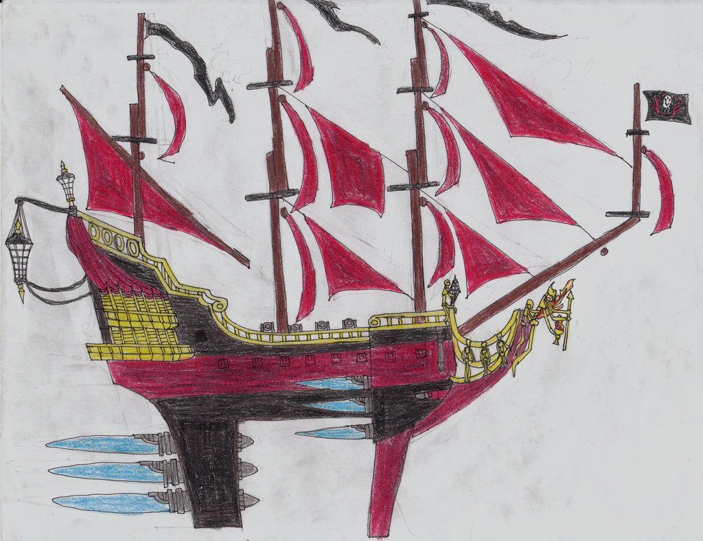 Treasure Planet Queen Anne's Revenge by Edward-Smee on DeviantArt