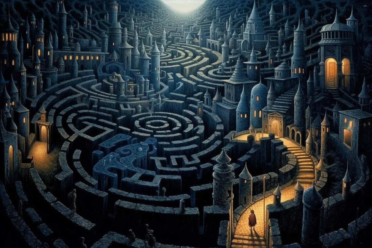 The Labyrinth of Night by zh84 on DeviantArt