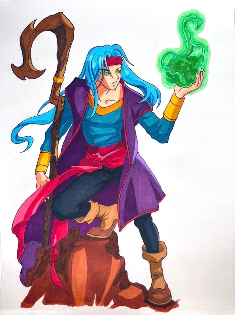 Anime Wizard By Elvin draws On DeviantArt anime-wizard-by-elvin-draws-on-deviantart