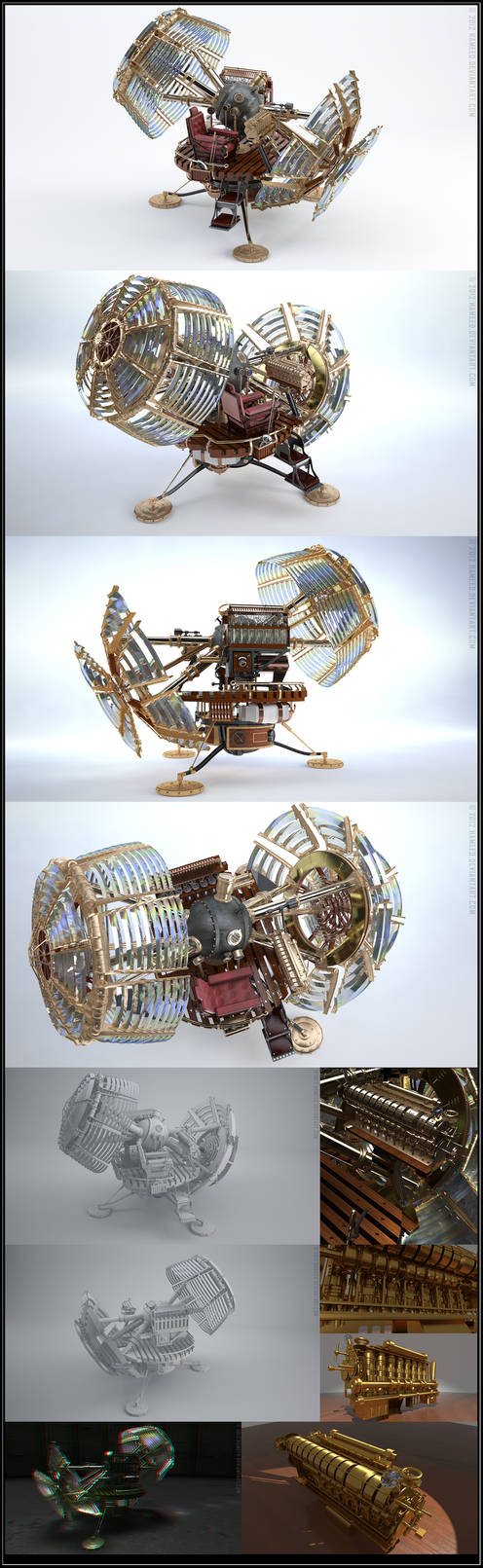 Time Machine Test Renders by Hameed