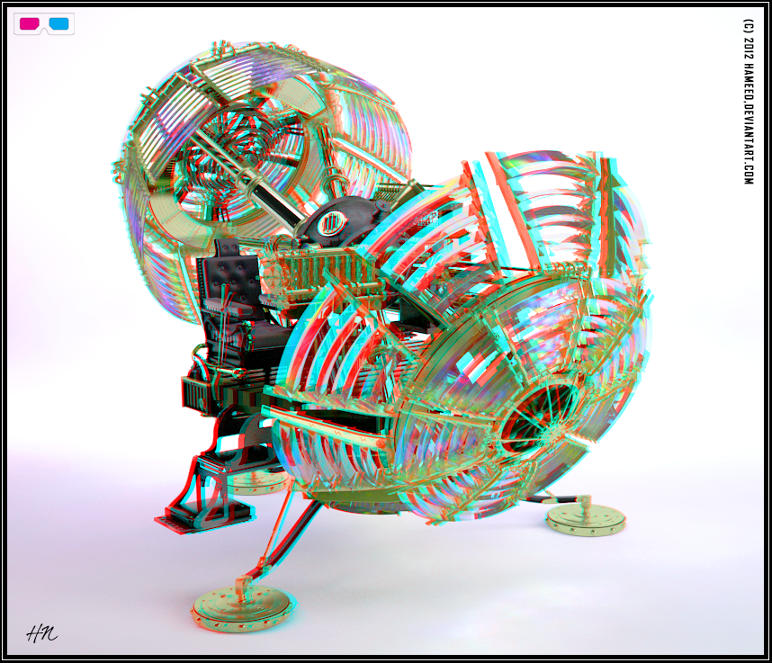 Time Machine 3D Anaglyph