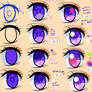 Step By Step - Manga Eye Cell shading TUT
