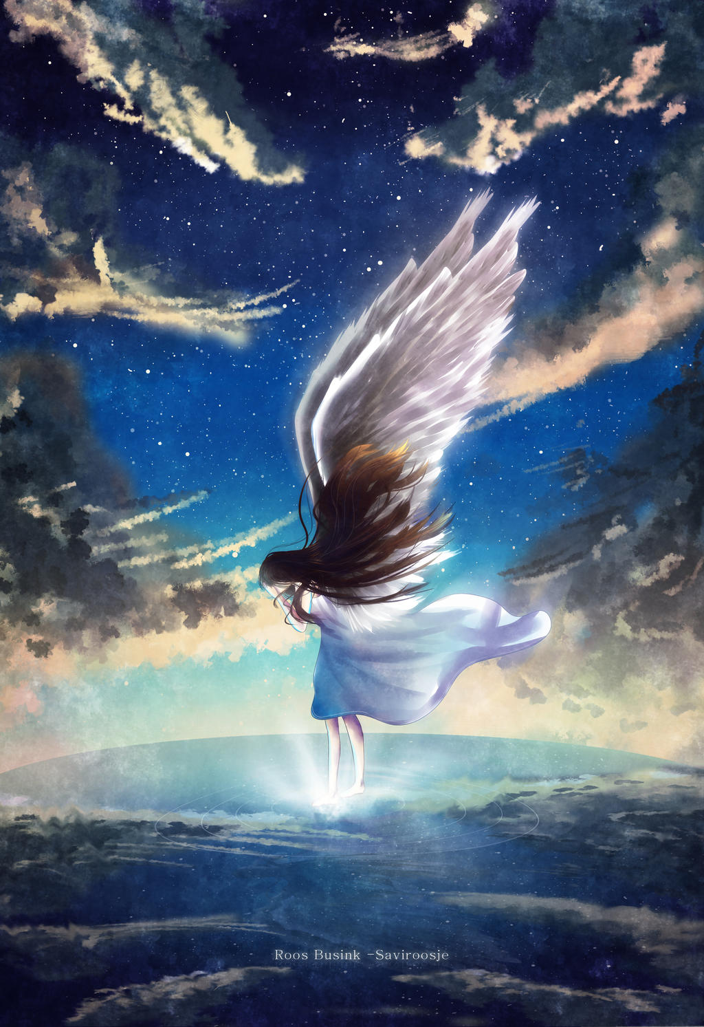 Песни там ангелов. Девушка с крыльями в небе. Девушка с крыльями в полете. Парящий ангел. Птицы в небе арт.