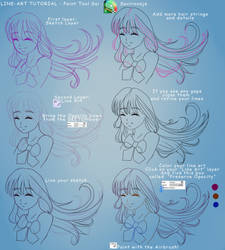 Step by Step - LINE ART TUTORIAL