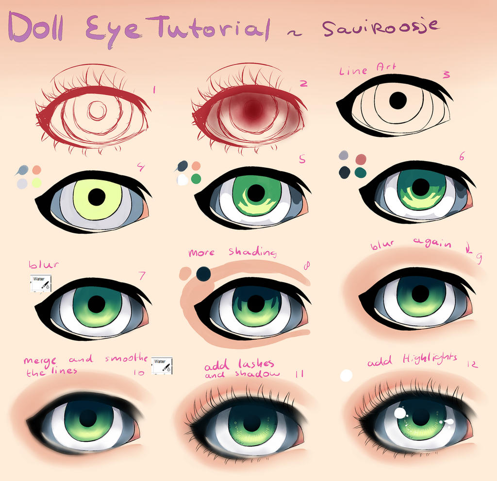 Step by Step - Doll Eye Tutorial by Saviroosje on DeviantArt