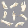 Hands Poses Reference sheet