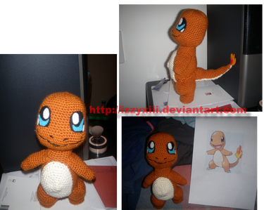 Pokemon - Charmander crochet Doll