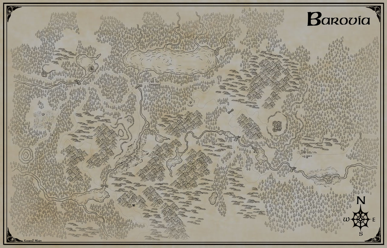 Barovia Map by kouwolf on DeviantArt