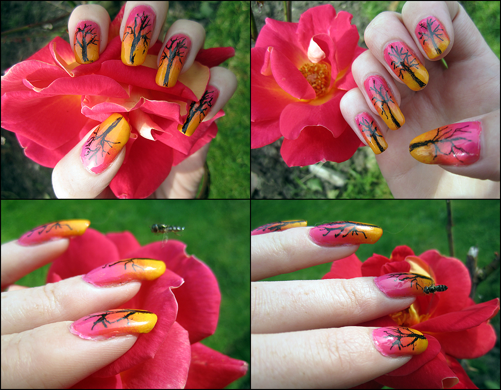 Sunset Tree Nails