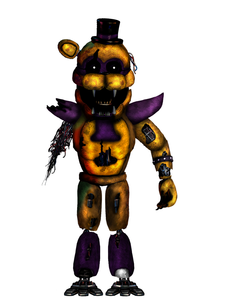 Fixed Withered Golden Freddy (EDIT) by b0iman69 on DeviantArt