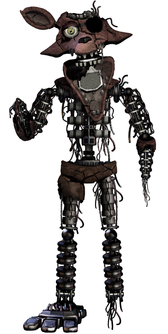 FNAF 2 Withered Foxy full body by Enderziom2004 on DeviantArt