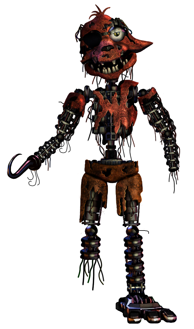 Withered Withered Foxy V3 by danimatronicspeedYT on DeviantArt