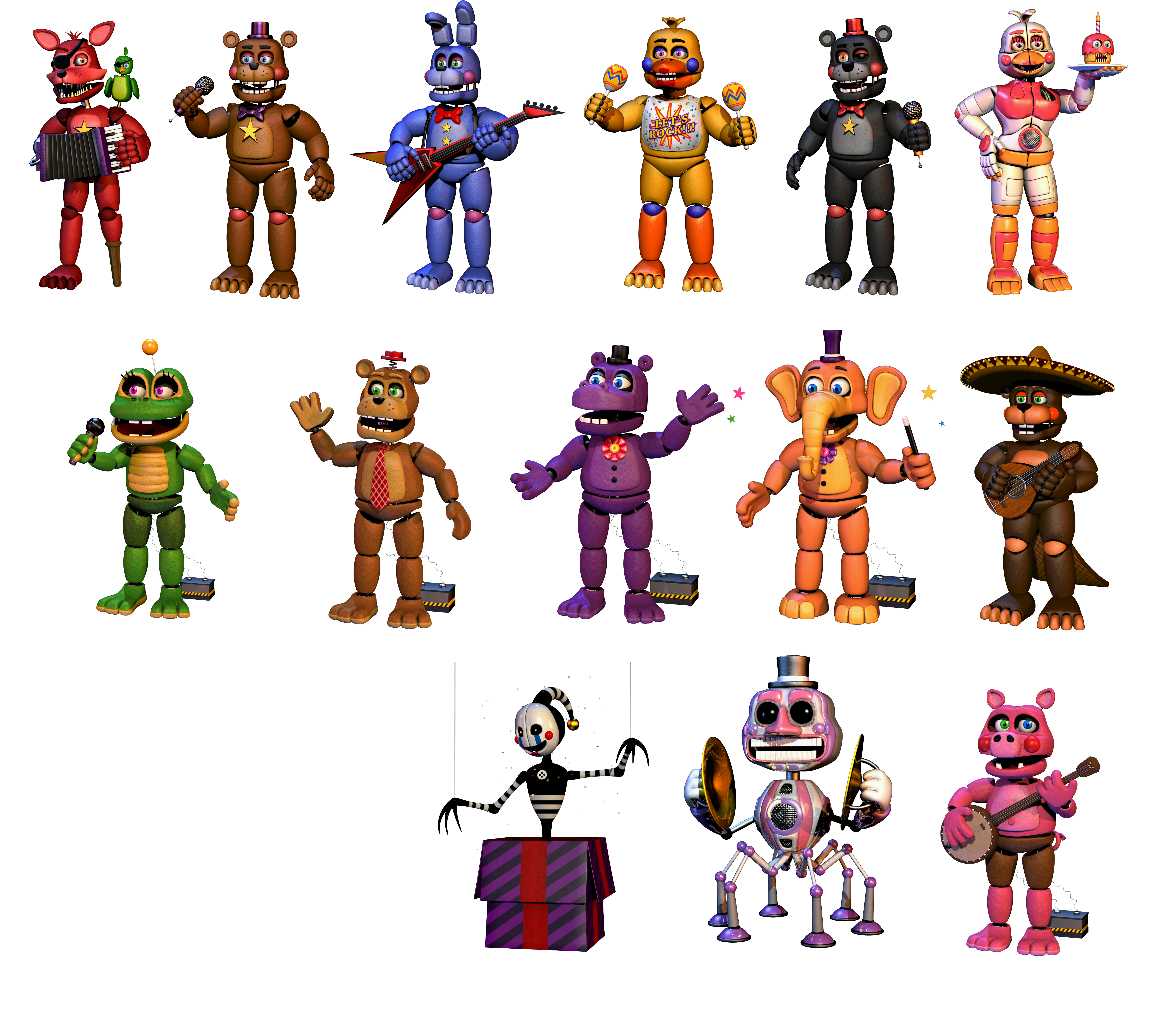 Toy Fnaf 1 by danimatronicspeedYT on DeviantArt