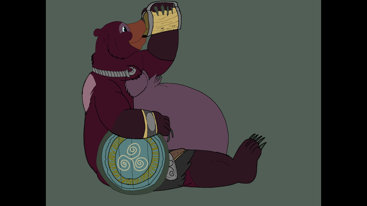Erikur the Viking Grizzly Bear by erodrigu259 on DeviantArt
