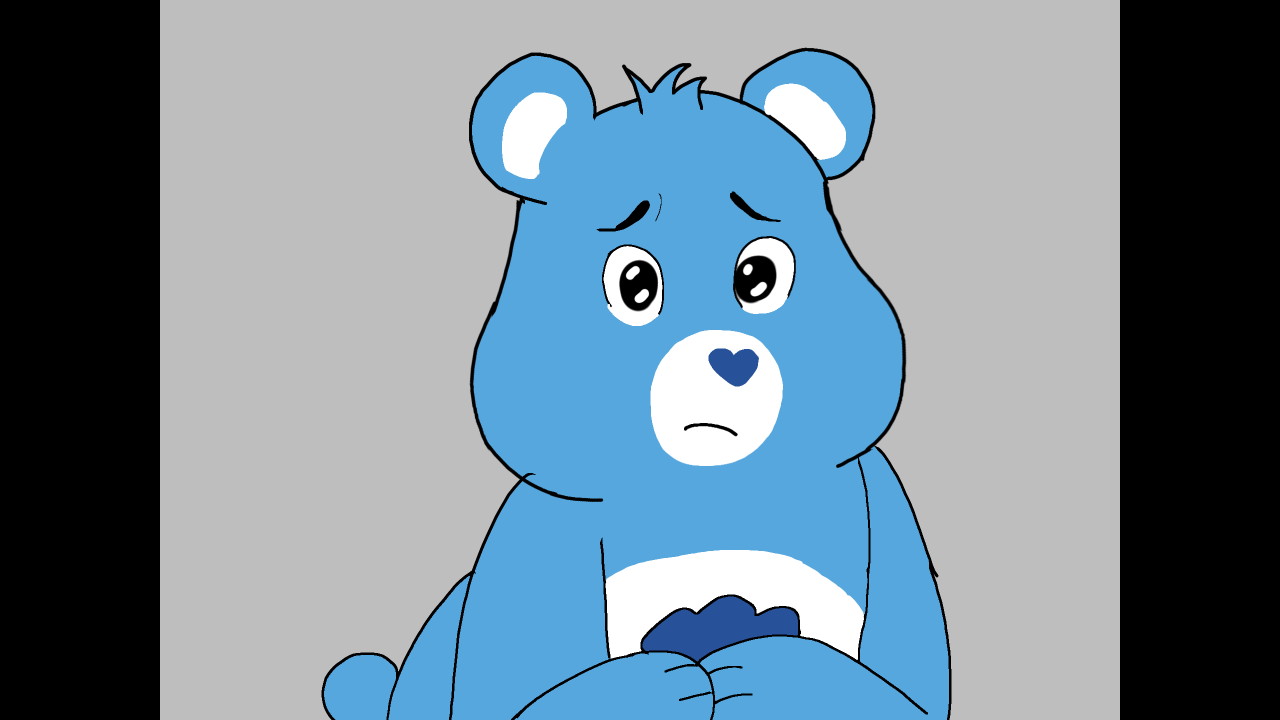 Grumpy Bear Sad by erodrigu259 on DeviantArt