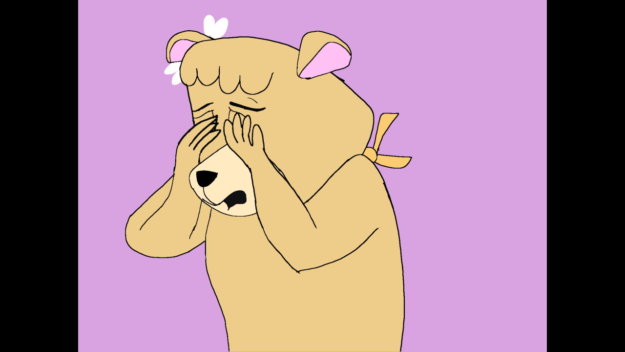 Cindy the Bear Crying by erodrigu259 on DeviantArt