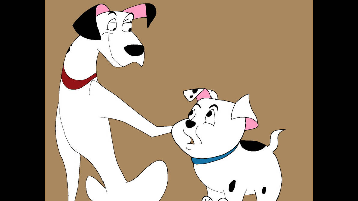 Pongo and Rolly Talking by erodrigu259 on DeviantArt