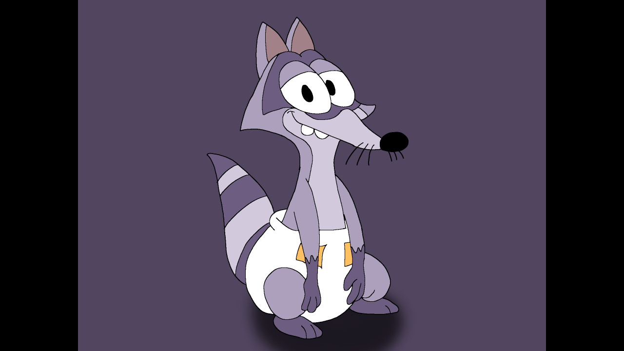 Rocket Racoon Diaper Derek Raccoon in a Diaper by erodrigu259 on DeviantArt
