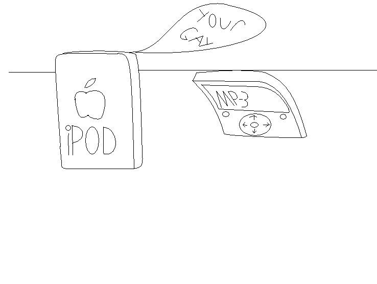 ipod vs mp3 doodle by ipodhero on DeviantArt