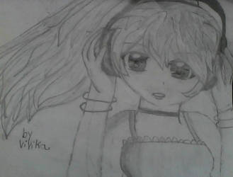 Anime Girl Drawing