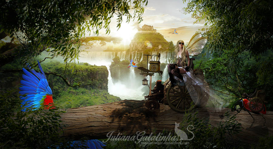 Steampunk world by jugatatinhas