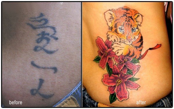 Kanji cover up