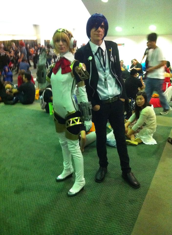 Persona 3 Protagonist and Aigis