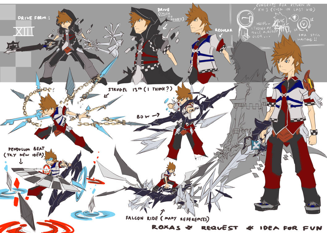Roxas Idea for FUN by ZafA-02 on DeviantArt
