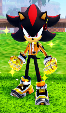 SSS: Gold Racesuit Shadow by FredbearRNM on DeviantArt
