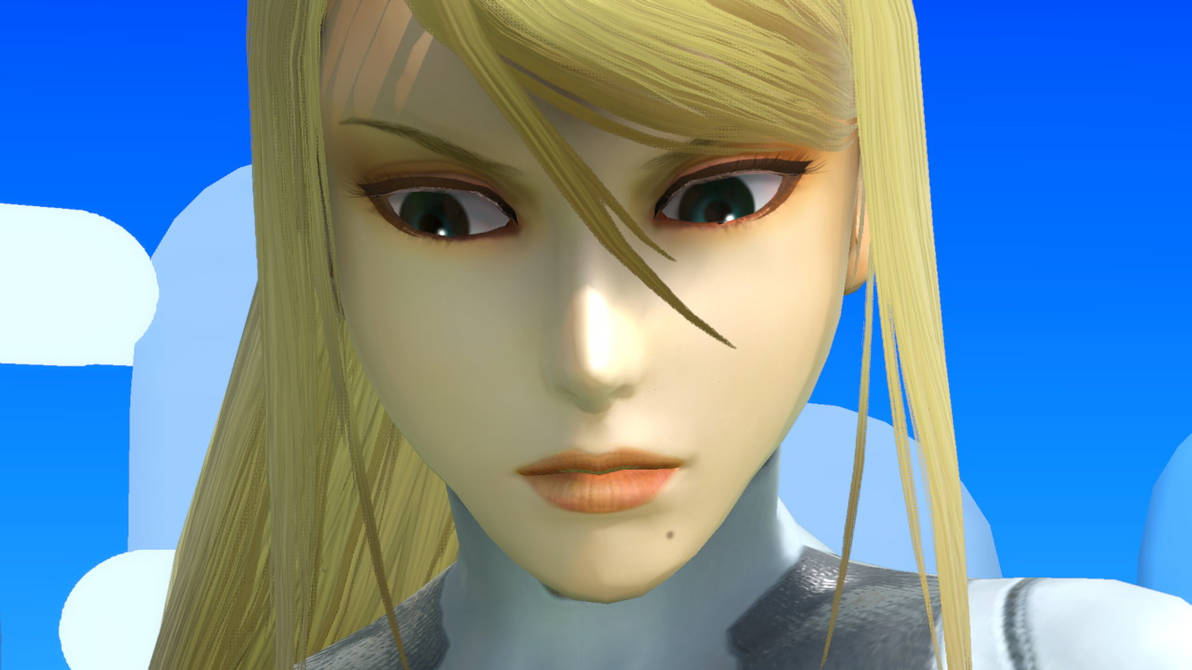 Samas Without Mask Zero Suit Samus's Beautiful Face 2 by FredbearRNM on DeviantArt