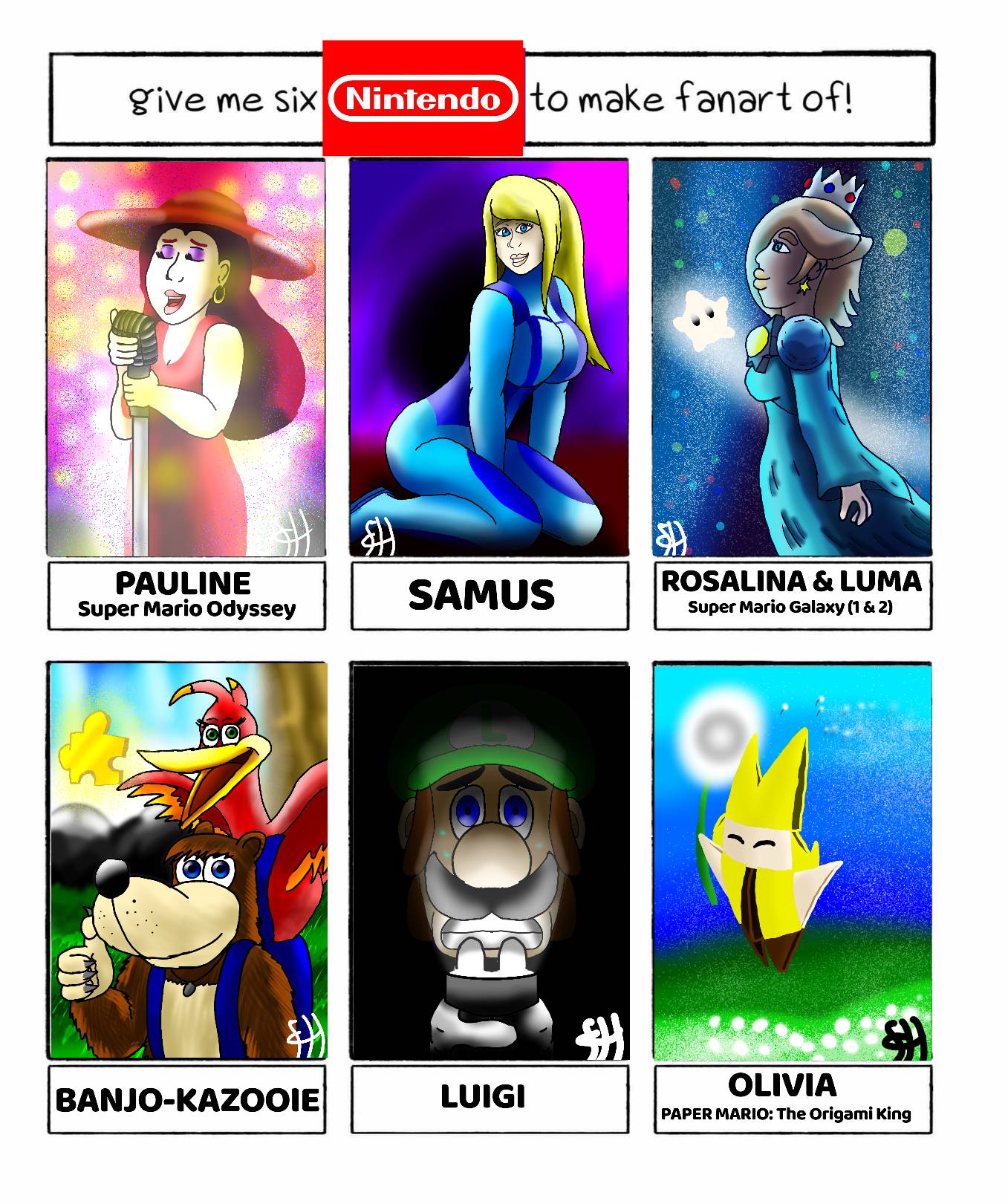 Nintendo 6 Fanart Challenge!!! by Holsapple-Studios on DeviantArt