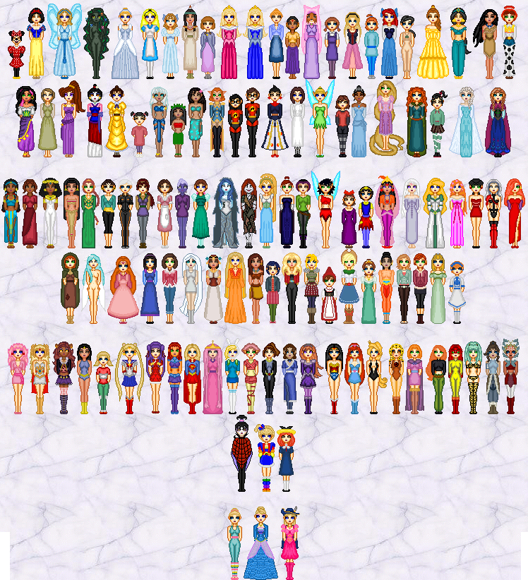 Animated Ladies - final by katcombs on DeviantArt