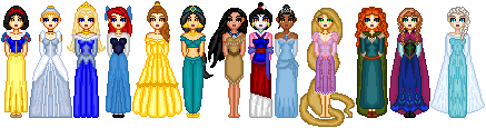 Current Disney Princess Lineup