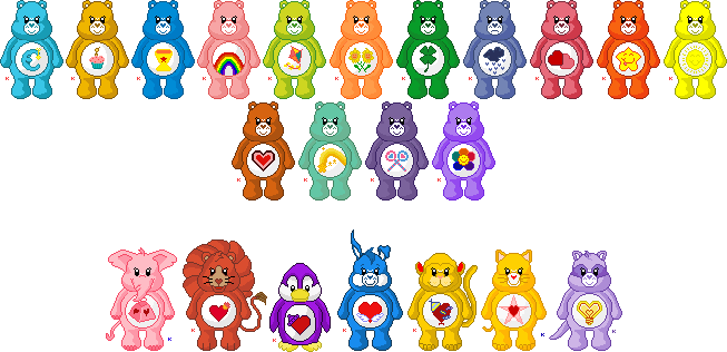 Care bears best sale and cousins